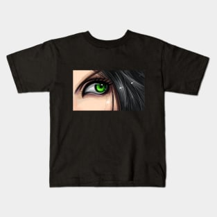 Green Eyes Kids T-Shirt